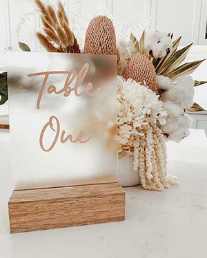 Open image in slideshow, WEDDING TABLE NUMBER
